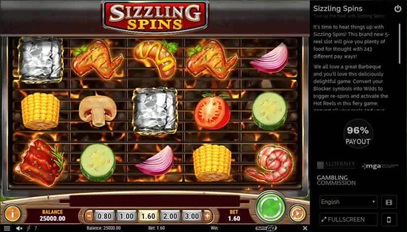 Sizzling Spins Slot - 474610