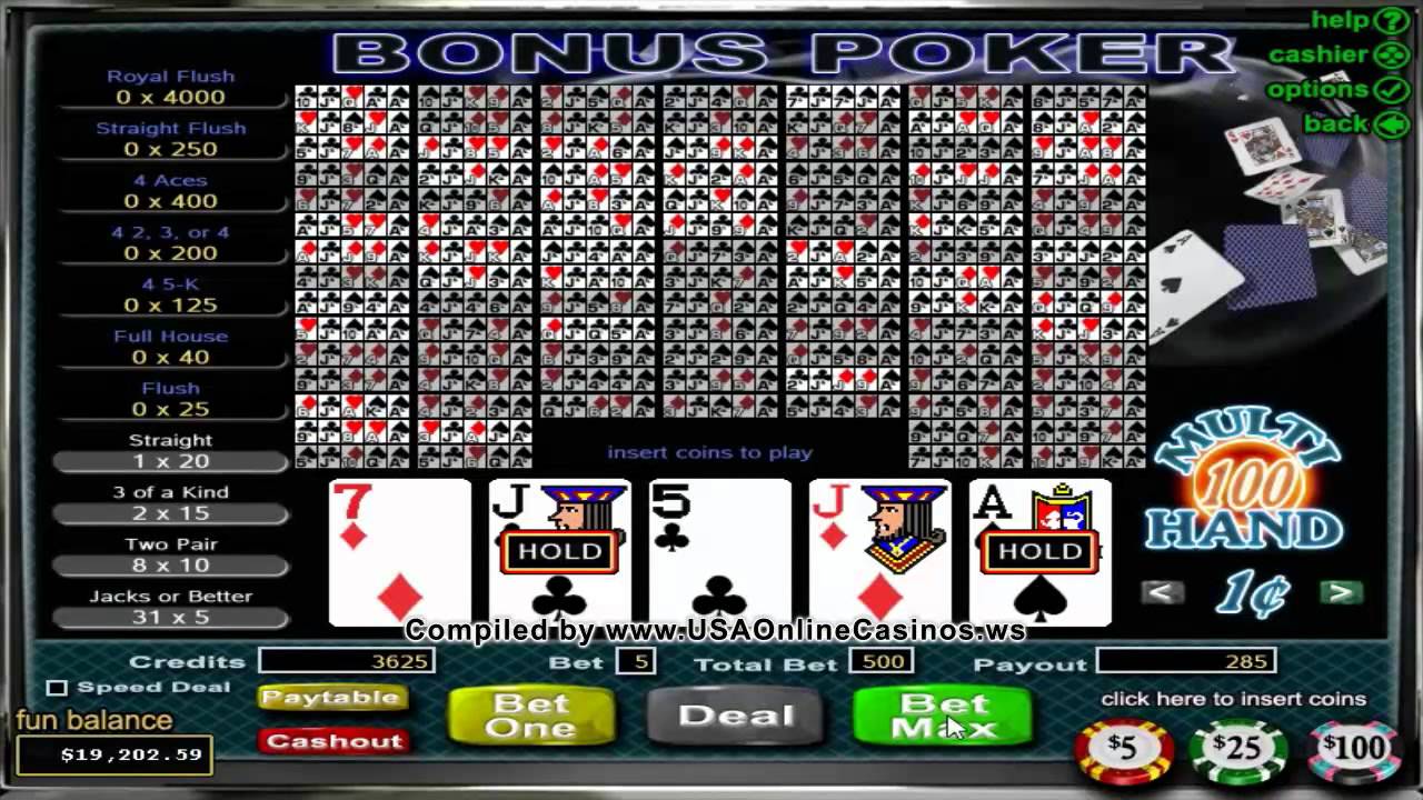 Bonus Poker - 492339